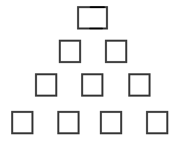 pyramide de nombres vierge